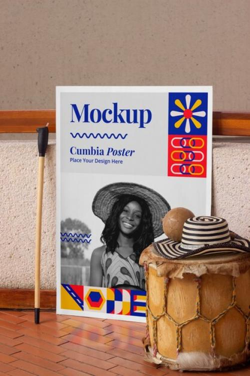Cumbia Poster Design Mockup Cumbia Poster Design Mockup