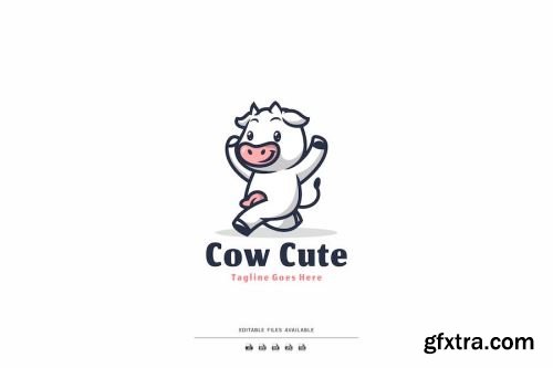 Cow Mascot Logo 15xAI