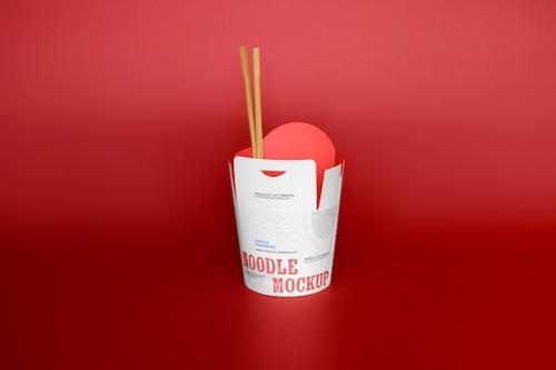 Noodle Packaging Mockup Design Noodle Packaging Mockup Design