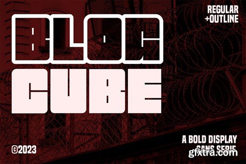 Blog Cube - Modern Bold Logo J9TZJE2