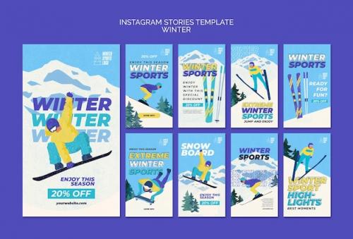 Winter Template Design Winter Template Design