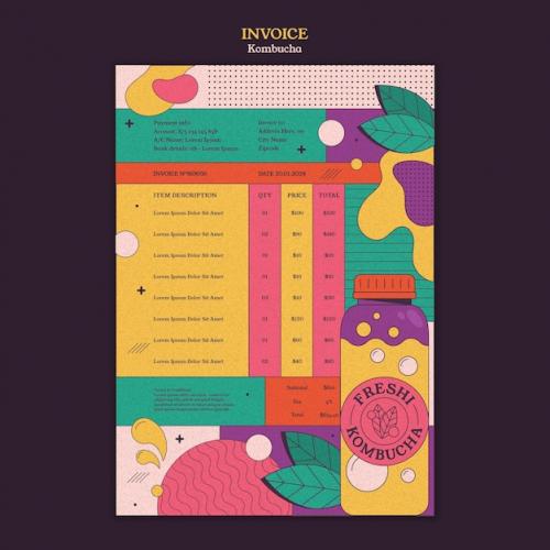 Kombucha Template Design Kombucha Template Design