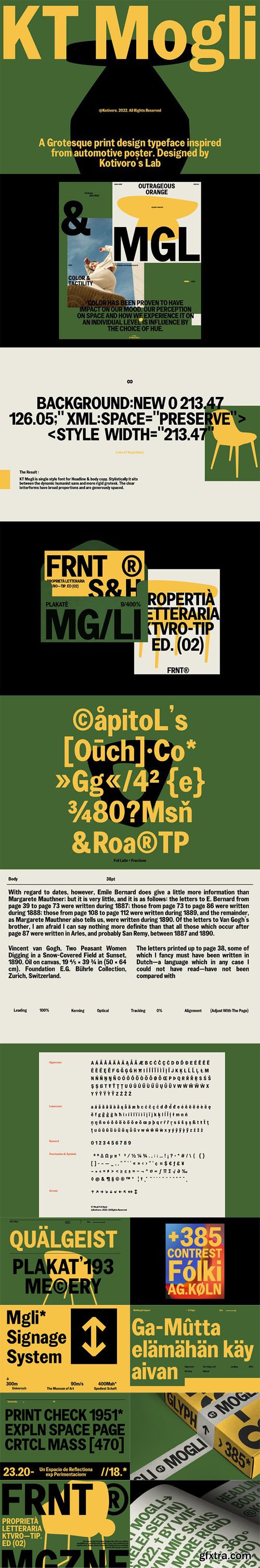 KT Mogli - Dynamic Sans Serif Font