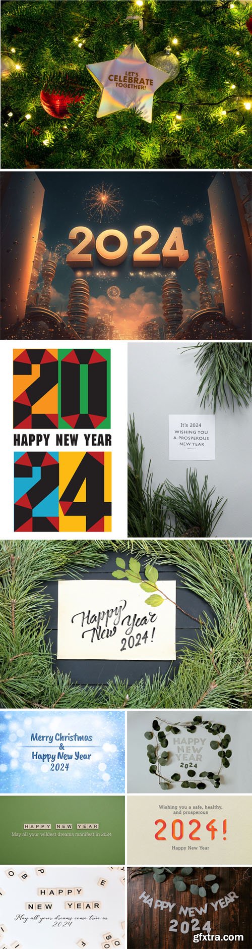 15+ Happy New Year 2024 Backgrounds Collection