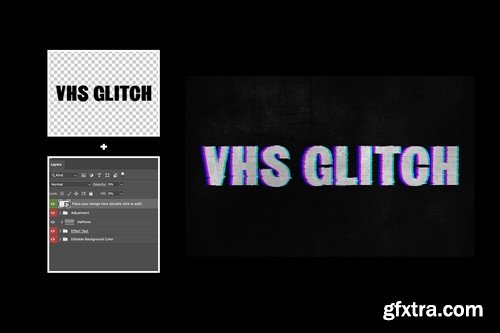 VHS Glitch Text Effect WDR6Z2X VHS Glitch Text Effect WDR6Z2X