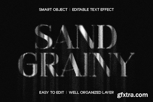 Sand Grainy Text Effect B3KNVGN