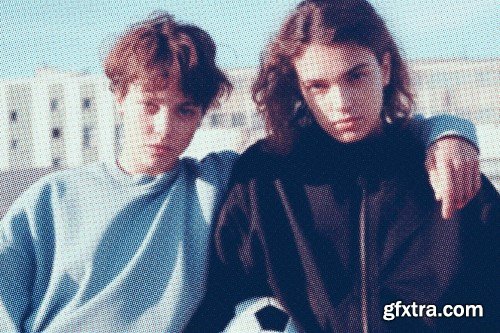 Dreamy Halftone Photo Effect WMY4B9L Dreamy Halftone Photo Effect WMY4B9L