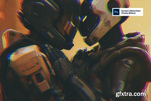 Screen Distortion Photo Effect VQ8TUGZ