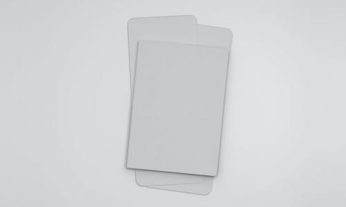 International Open Passport and Cover Mockup Set