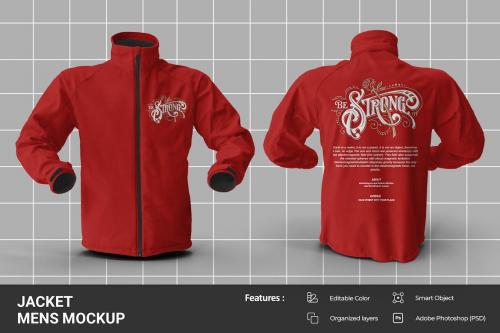 Jacket Mens Mockup