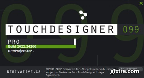 Derivative TouchDesigner Pro 2023.11280