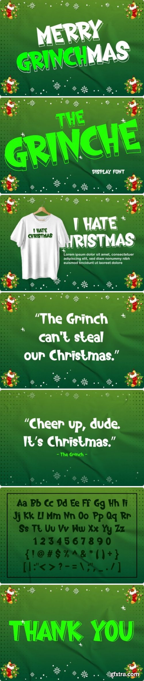The Grinch Mas Font