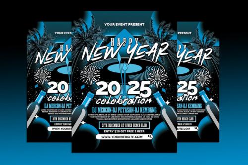 New Year Party Celebration Flyer