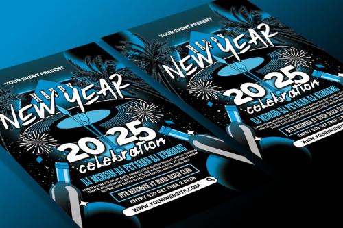 New Year Party Celebration Flyer