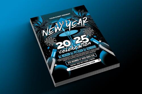 New Year Party Celebration Flyer