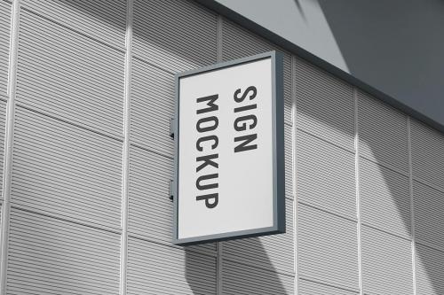 Shop Sign Mockup Set