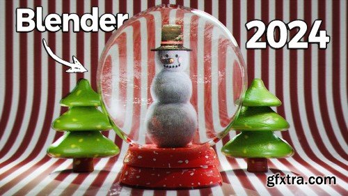 Blender 2024 for All levels: Create Realistic Holiday Terrarium