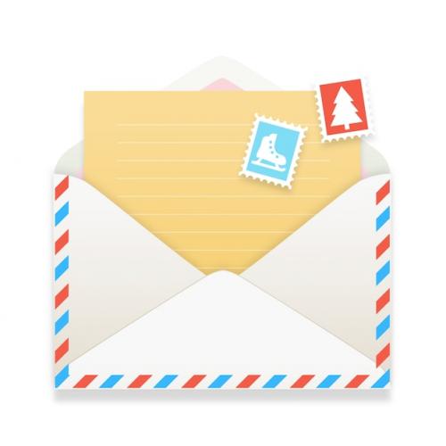 Illustration Of Letter For Santa Claus Illustration Of Letter For Santa Claus