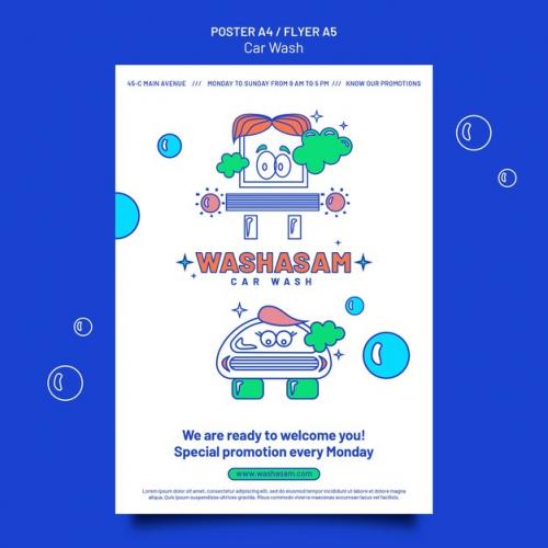 Car Wash Service Flyer Template Car Wash Service Flyer Template