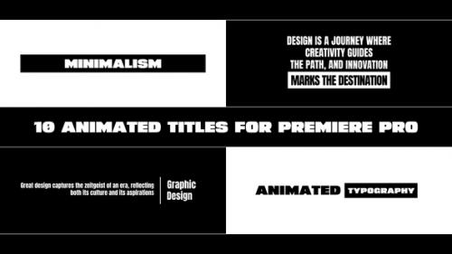 Title Animations for Premiere Pro - 50056654