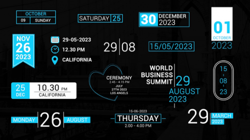 Time & Date Titles 2.0 - 49865907