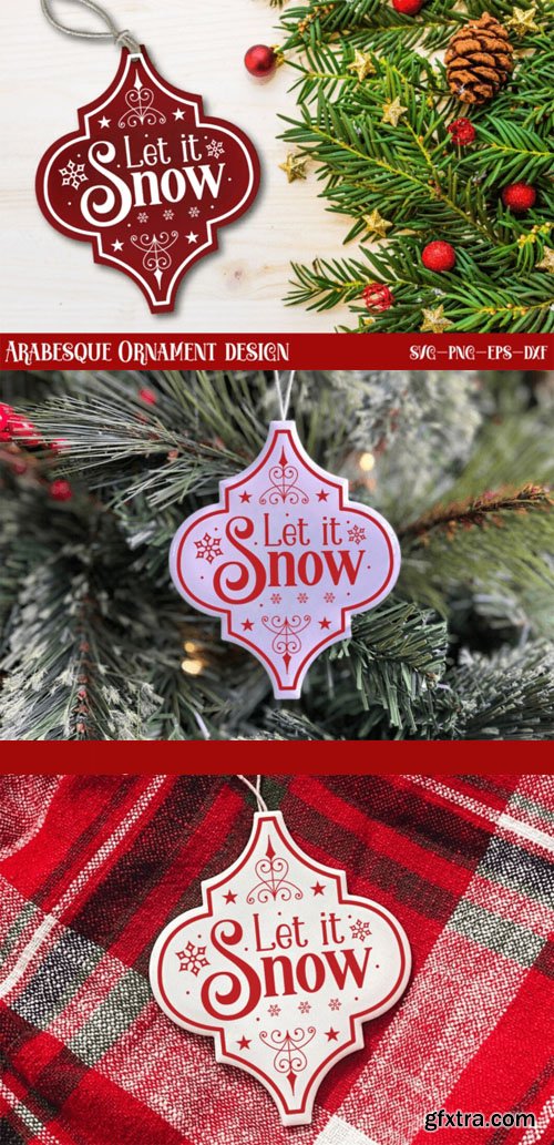 Let It Snow SVG - Vector Design Template