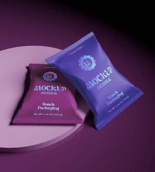 Snack Packaging Mockup Snack Packaging Mockup
