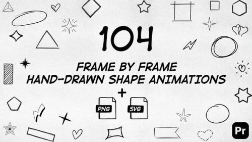 104 Frame By Frame Animated Shapes Pack - 50034175