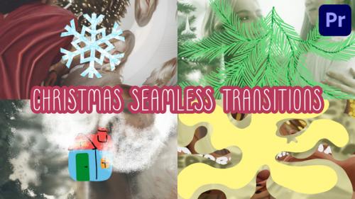 Cartoon Christmas Seamless Transitions for Premiere Pro - 50038013