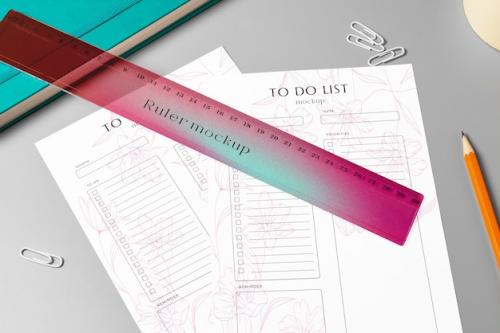 Gradient Ruler Mockup Gradient Ruler Mockup