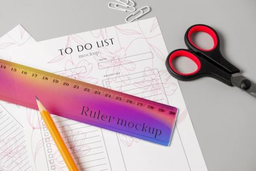Gradient Ruler Mockup Gradient Ruler Mockup