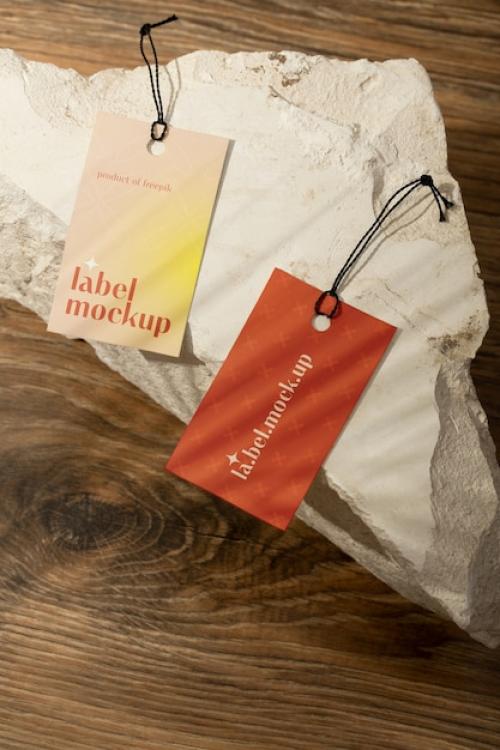 Label With Shadow Mockup Label With Shadow Mockup