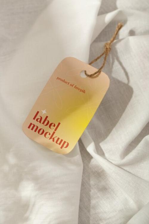 Label With Shadow Mockup Label With Shadow Mockup
