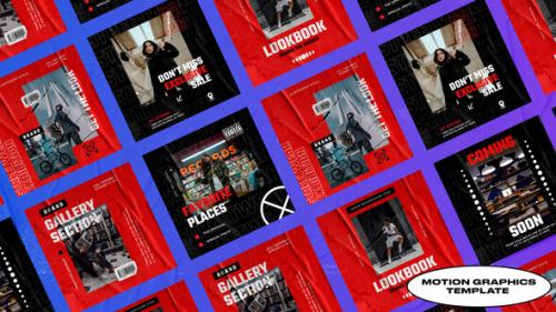 Irides Urban Grunge Media Posts | Mogrt - 50040054