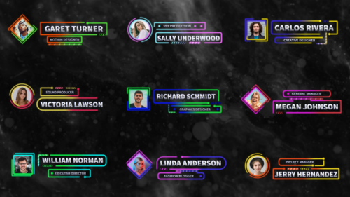 Glow Lower Thirds - 50040547