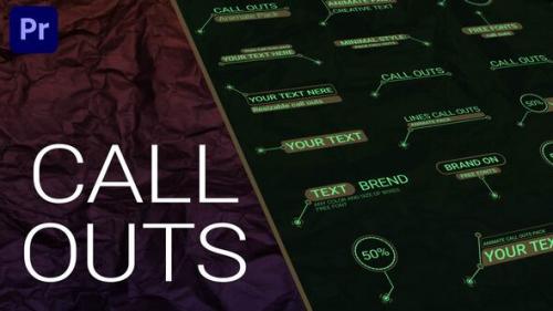 Call Outs Pack MOGRT - 50042758