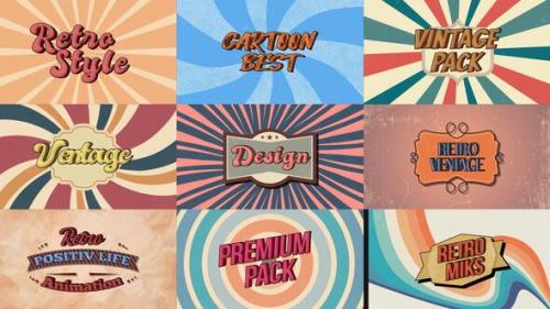 Retro Titles MOGRT - 50073819