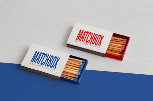 Matches Box Packaging Mockup Design