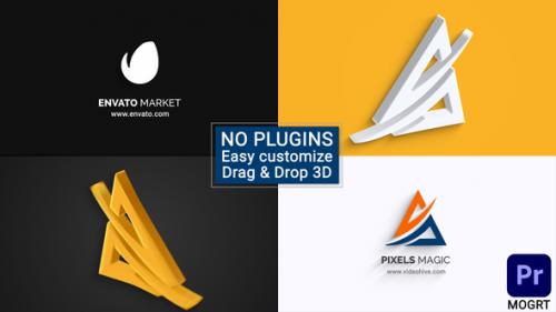 3D Logo Reveal - Mogrt - 50086576