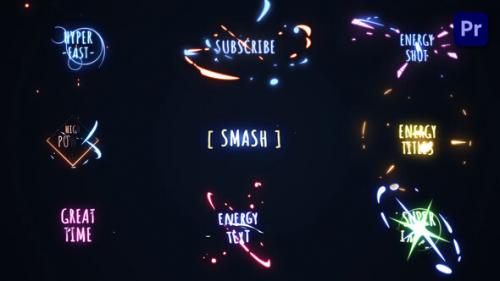 Energy Cartoon Titles [Premiere Pro] - 50093501