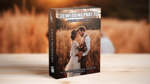 Wedding Videography Essentials: 30 Cinematic LUTs for Professional Video Editing - 50111889