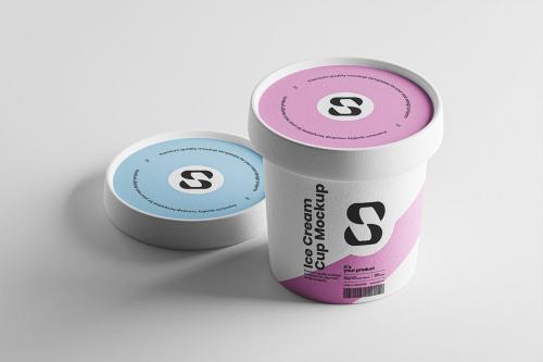 Ice Cream Cup Mockup Pack