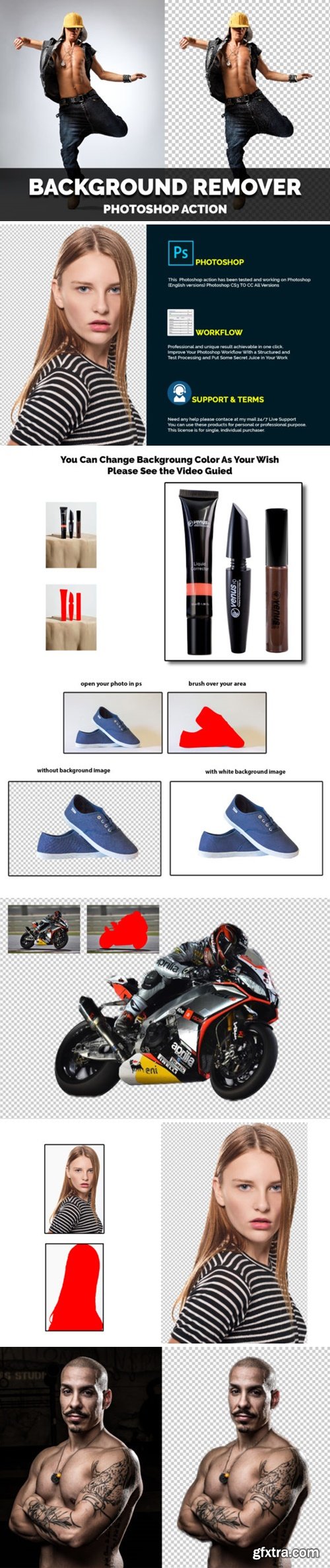 Background Remover Photoshop Action 8097572