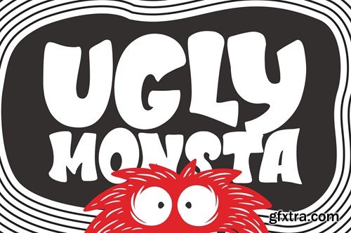 Ugly Monsta - Bold Cartoon Font LC2UWQQ