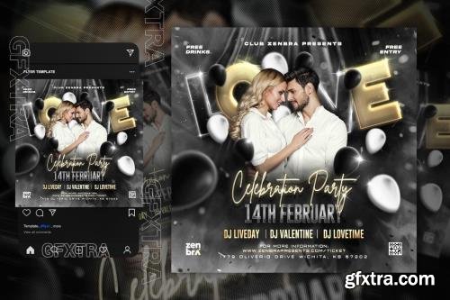 Valentines Day Party Flyer Template 9LP2YGN Valentines Day Party Flyer Template 9LP2YGN