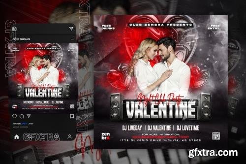 Valentines Day Party Flyer Template 8FR6GHQ Valentines Day Party Flyer Template 8FR6GHQ