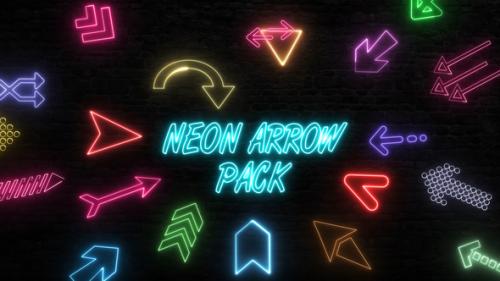 Neon Arrow Pack - 49374965