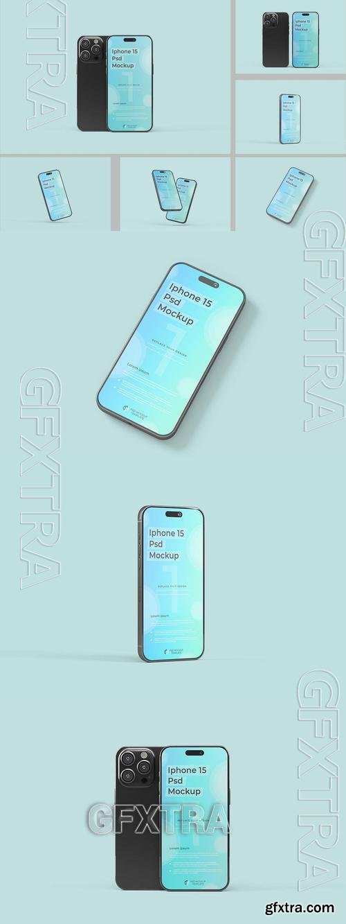 iPhone 15 mockup MGE6ZAJ iPhone 15 mockup MGE6ZAJ