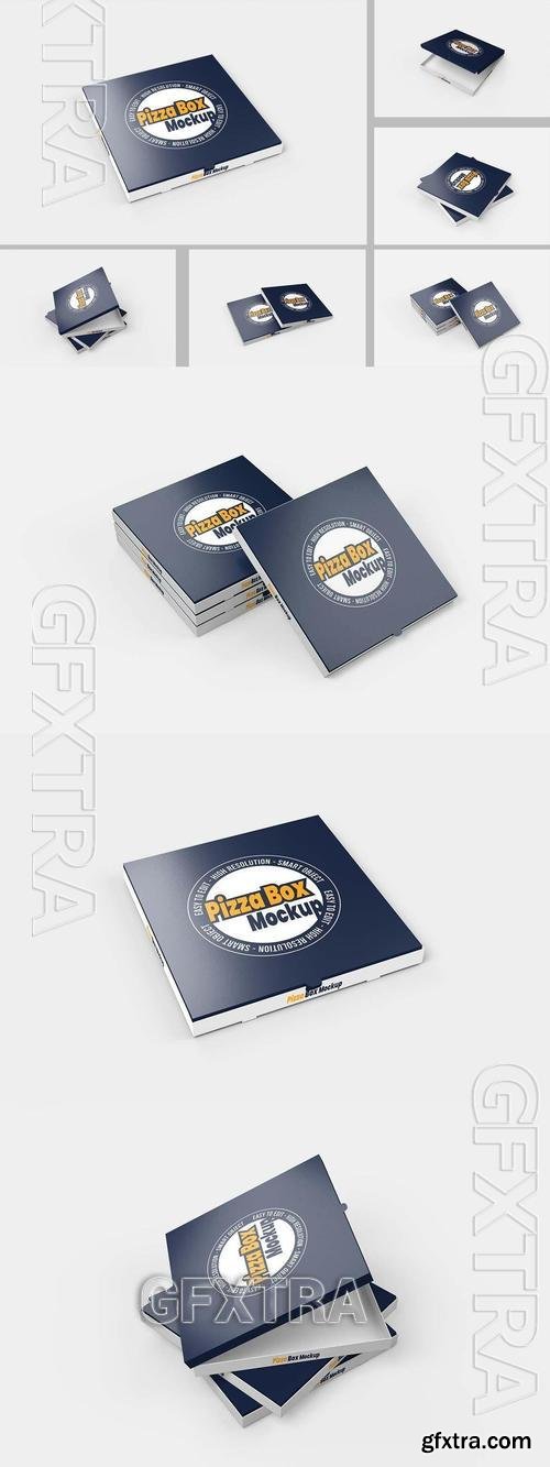 Pizza Boxes Mock-up GYQXSUR Pizza Boxes Mock-up GYQXSUR