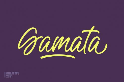 Gamata - Brush Script